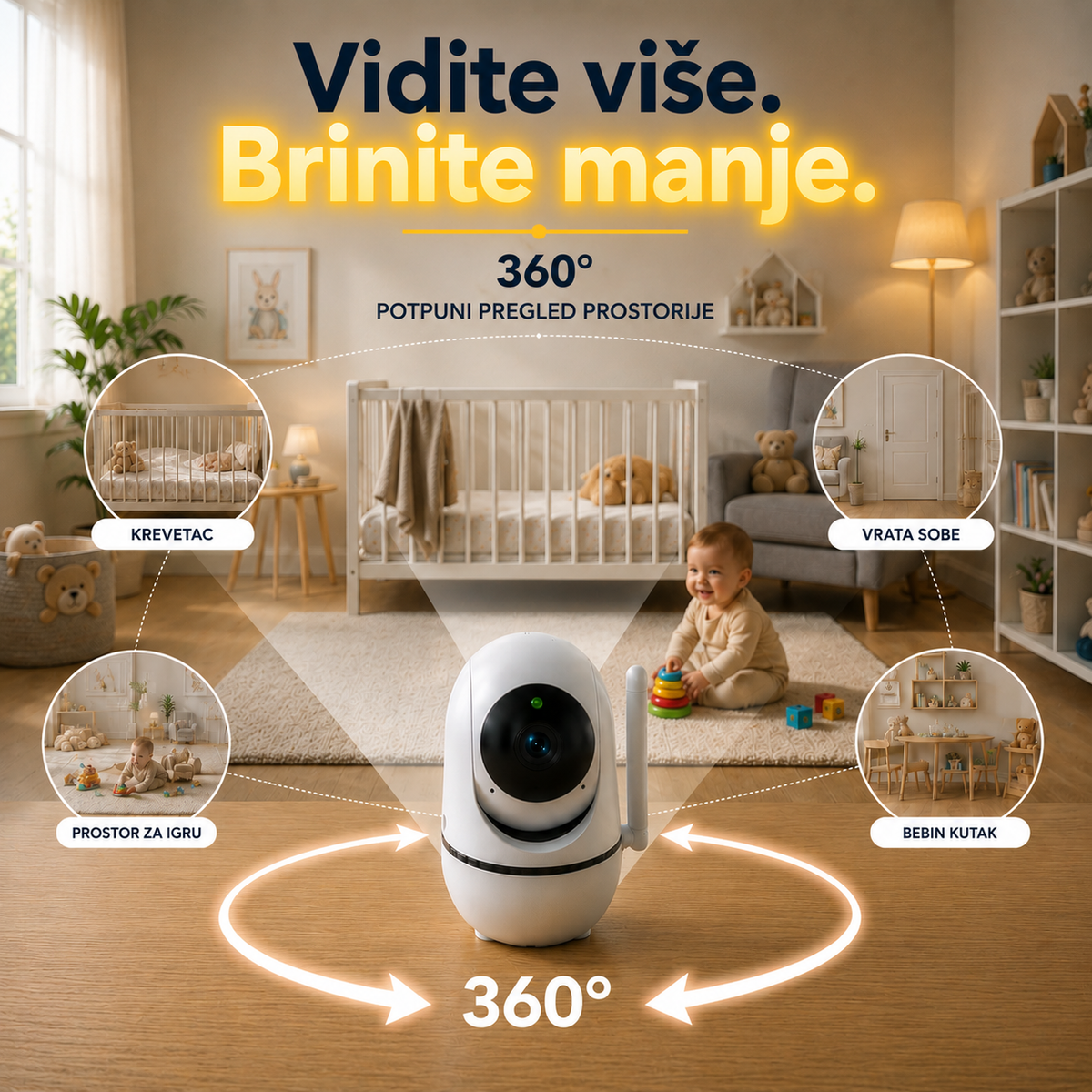 3u1 Smart Bebi Kamera