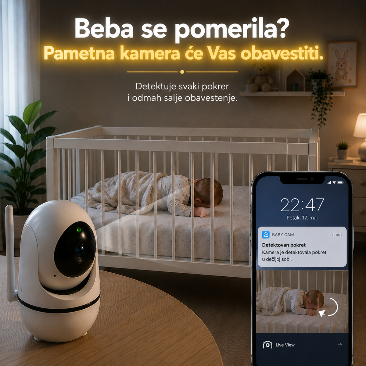 3u1 Smart Bebi Kamera
