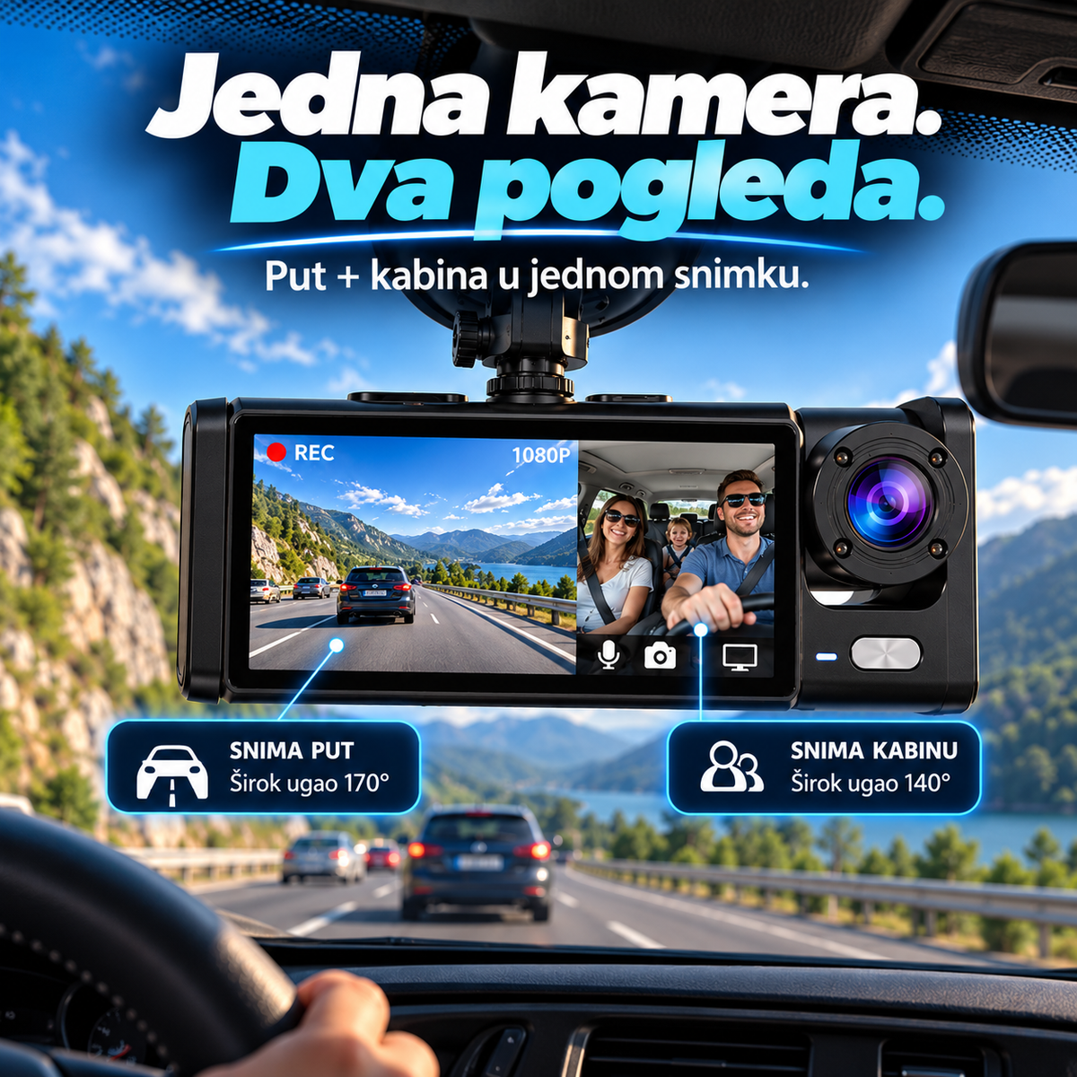 2u1 Sigurnosna Auto Kamera