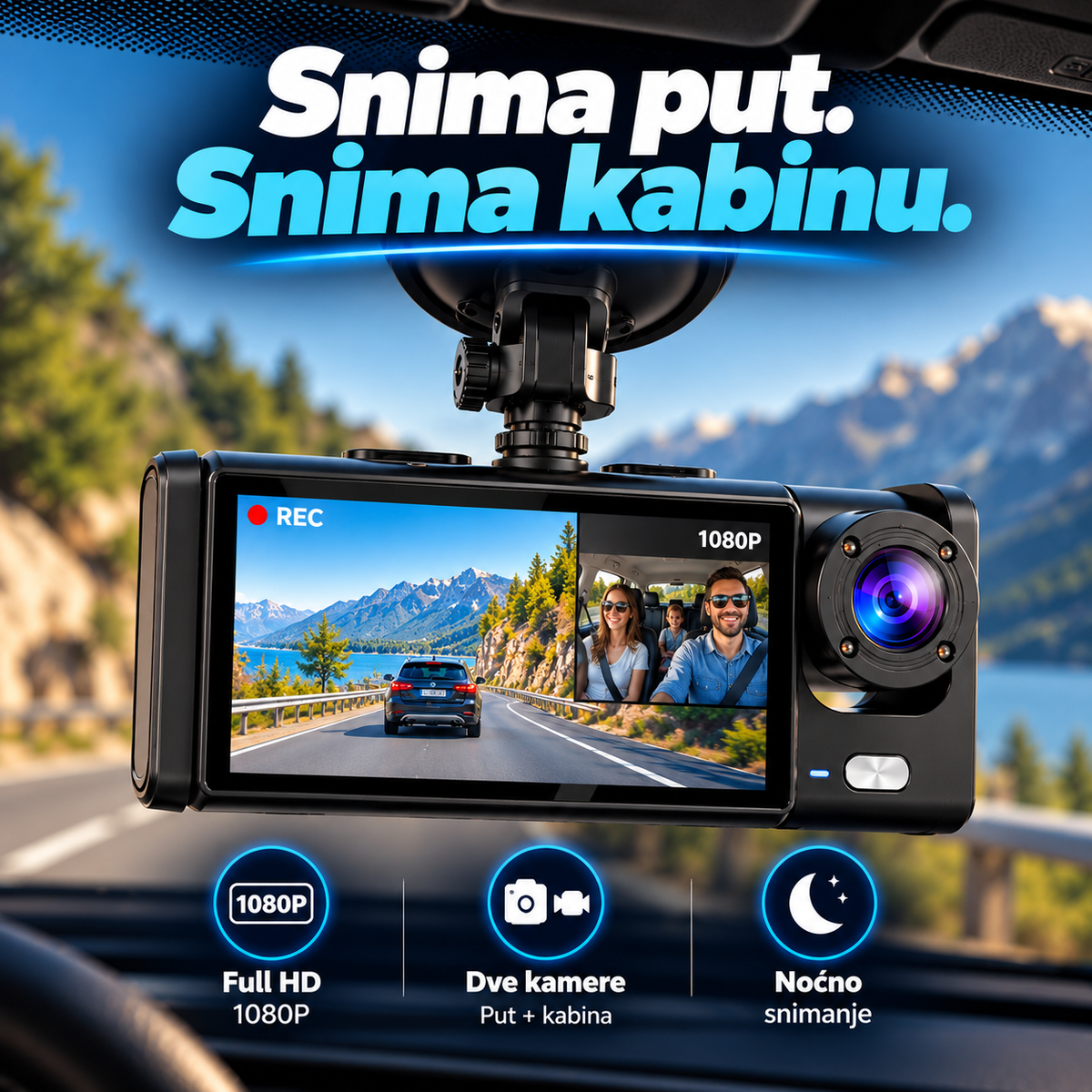 2u1 Sigurnosna Auto Kamera