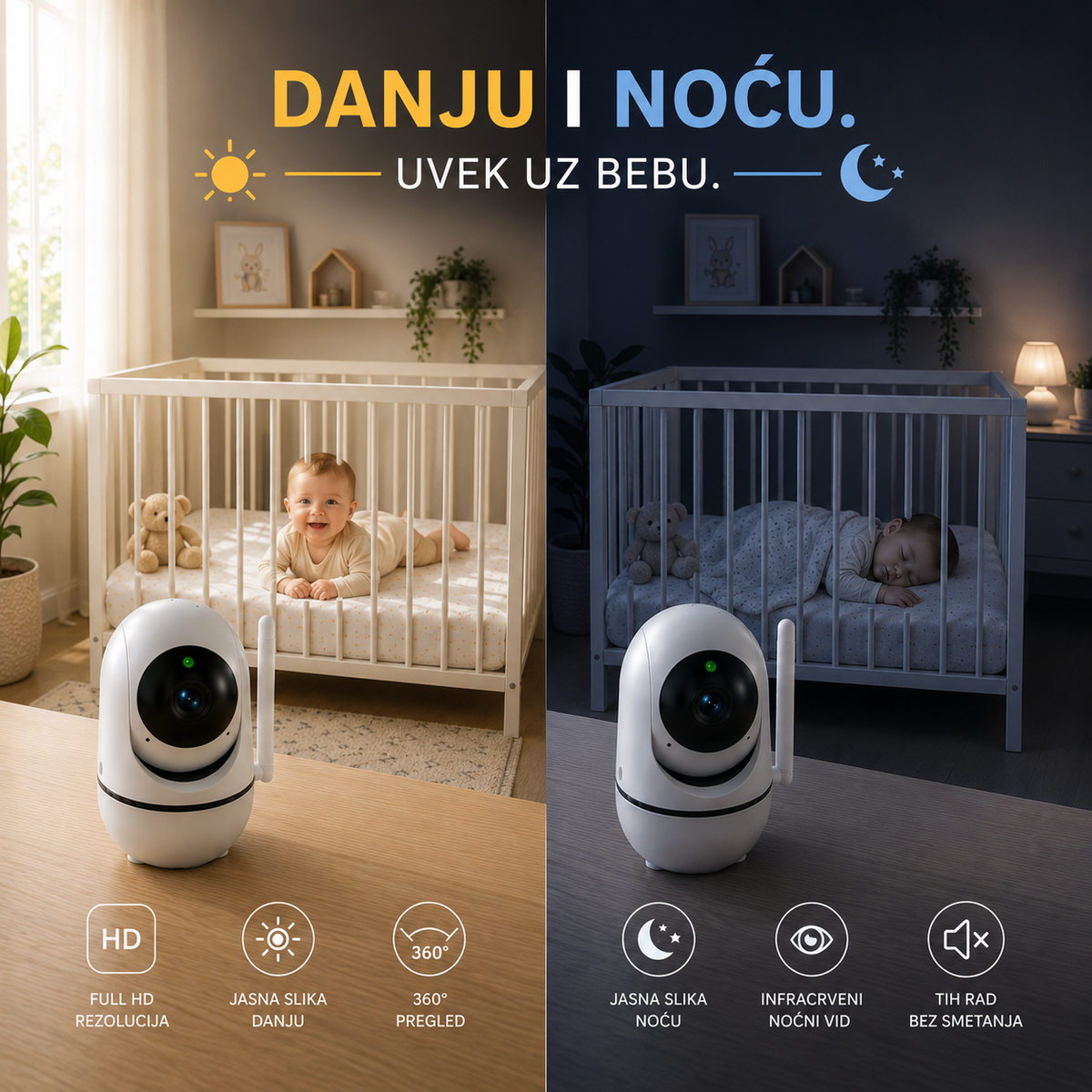 3u1 Smart Bebi Kamera